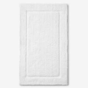 The Company Store Legends White 40 in. x 24 in. Cotton Bath Rug